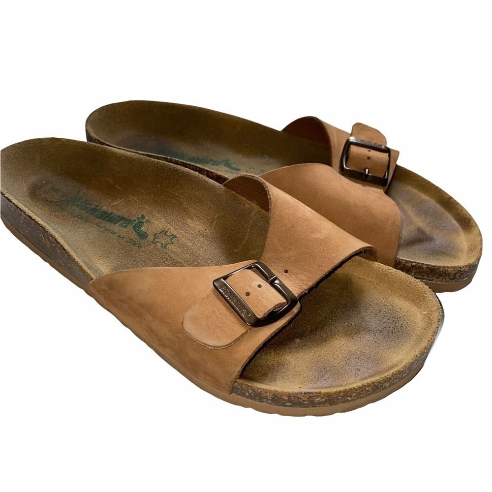BioNatura Sandal Tan Slide Cork Environmentally Friendly Birkenstock Lik…